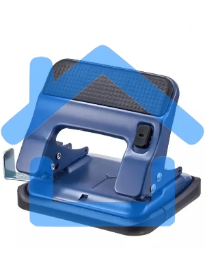 Дырокол Kw-Trio 09616BLUE, до 30 листов, металл синий, отверстий: 2