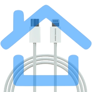 Кабель MORE CHOICE (4620202550408) K73i USB 3.0A PD 20W для Lighting 8-pin Type-C - нейлон 1м белый