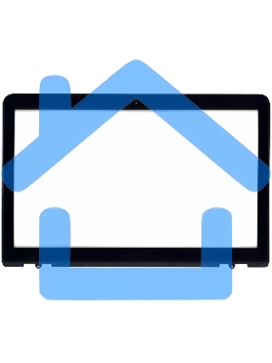 Сенсорное стекло (тачскрин) для Asus N551, черное с рамкой