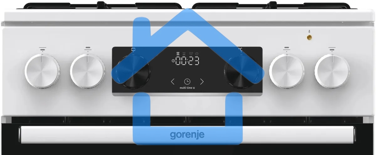 Плита комбинированная Gorenje GK5C60WJ белый, конфорок 4 газовых, духовка 62 л, 50 см x 85 см x 59.4 см
