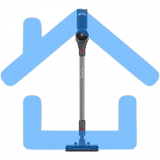 Пылесос вертикальный BQ VCA0103H серый, 2 в 1 вертикальный и компактный / технология циклон, эффективный сбор пыли и простота экплуатации / Quiet performance, низкий уровень шума / до 30 мин непрерывной работы / для эффективной уборки удобный индикатор за