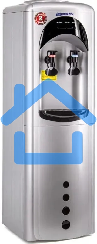 Кулер Aqua Work 17LDR напольный электронный серебристый/черный