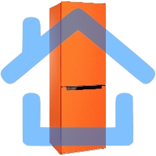 Холодильник Nordfrost NRB 152 Or оранжевый двухкамерный 205/115л морозилка снизу