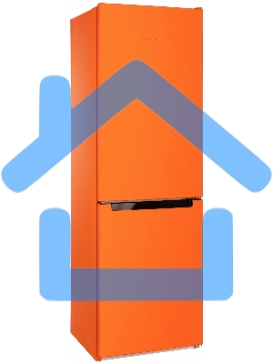 Холодильник Nordfrost NRB 152 Or оранжевый двухкамерный 205/115л морозилка снизу