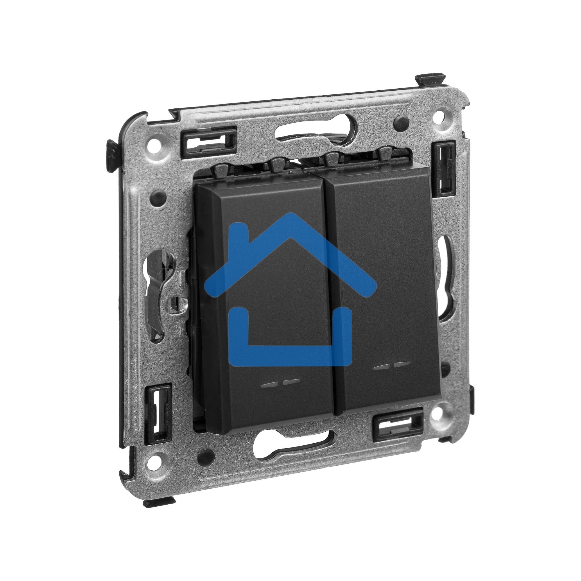 Кнопка двухклавишная DKC Avanti 4412154 