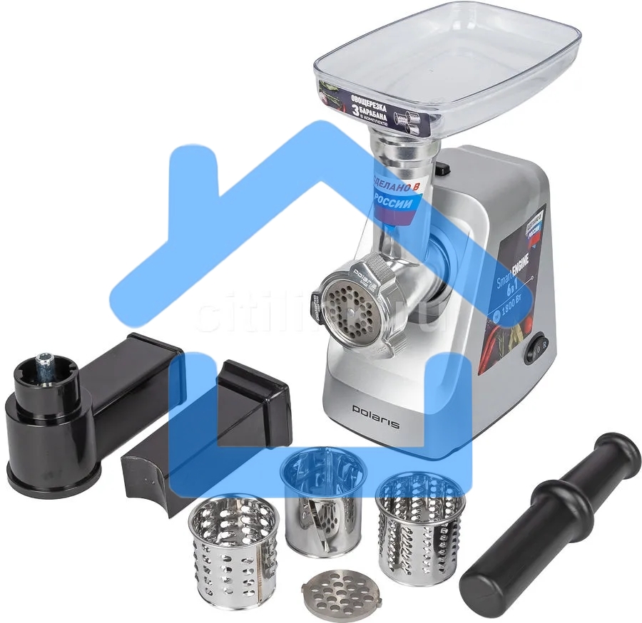 Мясорубка электрическая Polaris PMG 1854 RUS 1800Вт графит