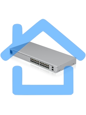 Коммутатор UBIQUITI USW-24-POE 24PORT 1000M 2SFP POE