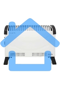 Конвектор Ресанта ОК-1000С белый, 1000 Вт, 15 м2, термостат