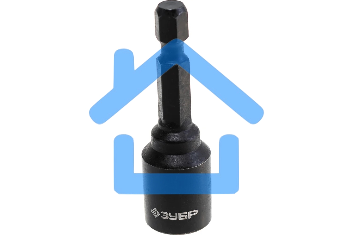 Головка ЗУБР ПРОФИ Нат-драйвер 26375-10магнитная E 1/4'' L=50мм 10мм 1шт