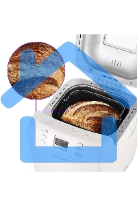 Хлебопечь Kitfort КТ-311 550Вт белый