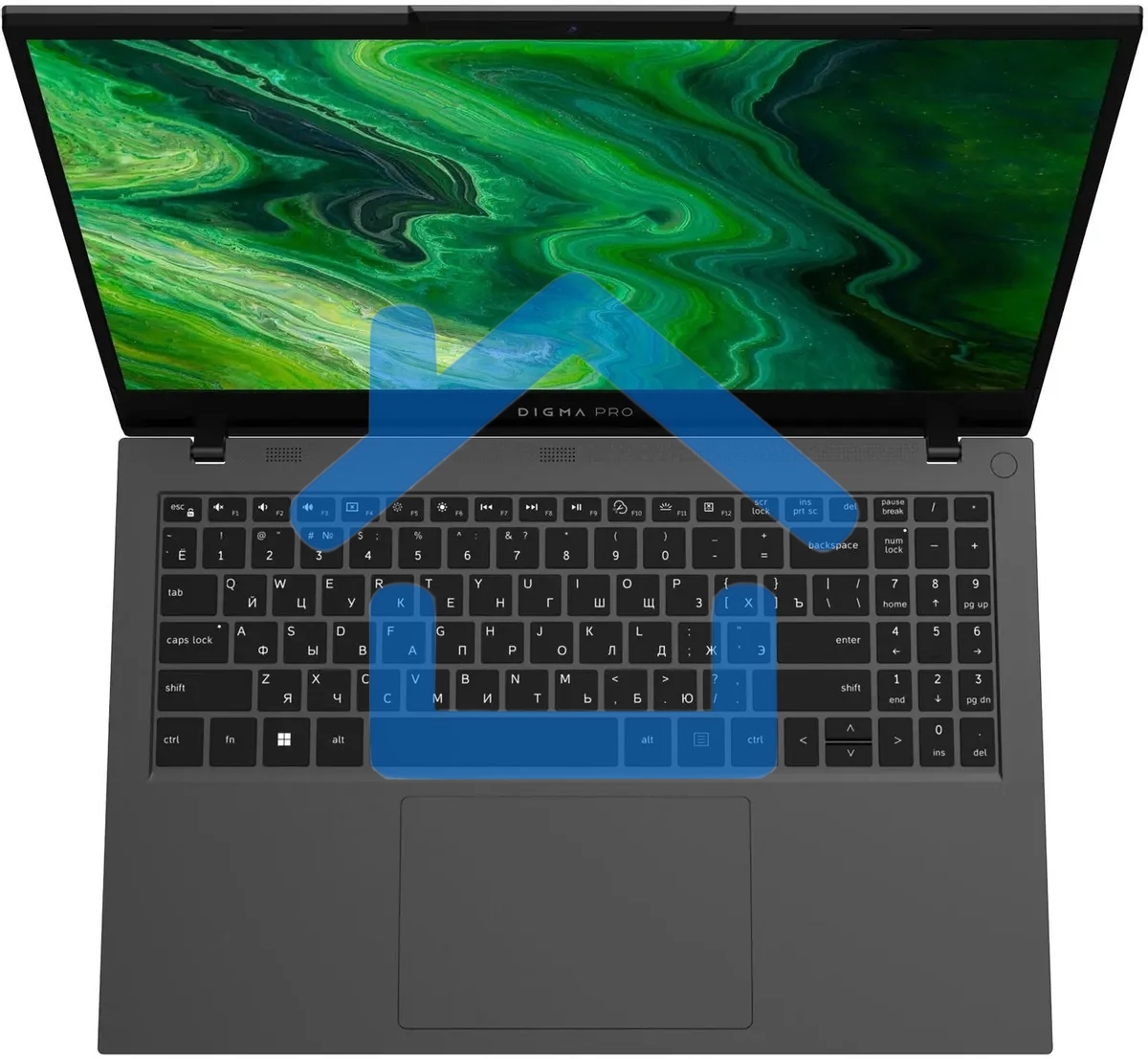 Ноутбук Digma Pro Fortis Core i3 1005G1 8Gb SSD 512Gb Intel UHD Graphics 15.6