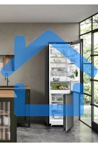 Холодильник Liebherr CNBDC 573I-22 001 черная нержавеющая сталь двухкамерный 266/94л морозилка снизу