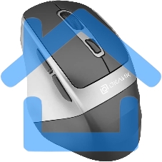 Мышь беспроводная Oklick 516MW черный/серебристый, 1600 dpi, радиоканал, Bluetooth, USB, кнопки - 6