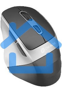 Мышь беспроводная Oklick 516MW черный/серебристый, 1600 dpi, радиоканал, Bluetooth, USB, кнопки - 6