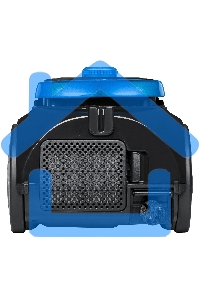 Пылесос BBK BV1802 имперский синий, 300/1600 Вт, уборка сухая, пылесборник контейнер, 2 л