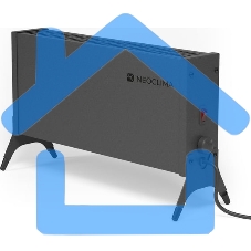 Конвектор Neoclima Nano 1000B черный, 1000 Вт, 15 м2, термостат