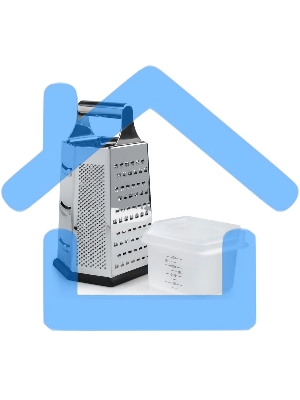 Терка TalleR TR-21906 Высота 22,5 см.Основание 12х 14 см.