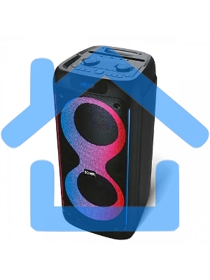 Портативная Bluetooth-колонка BQ PBS3004 черный 80 Вт