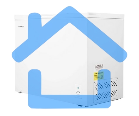 Морозильный ларь Kraft BD(W)-280RX, белый 260л