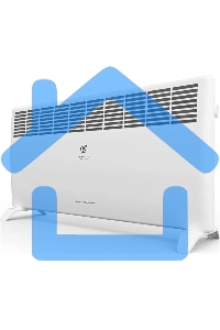 Конвектор Royal Clima REC-R2000M белый, 2000 Вт, 25 м2, термостат