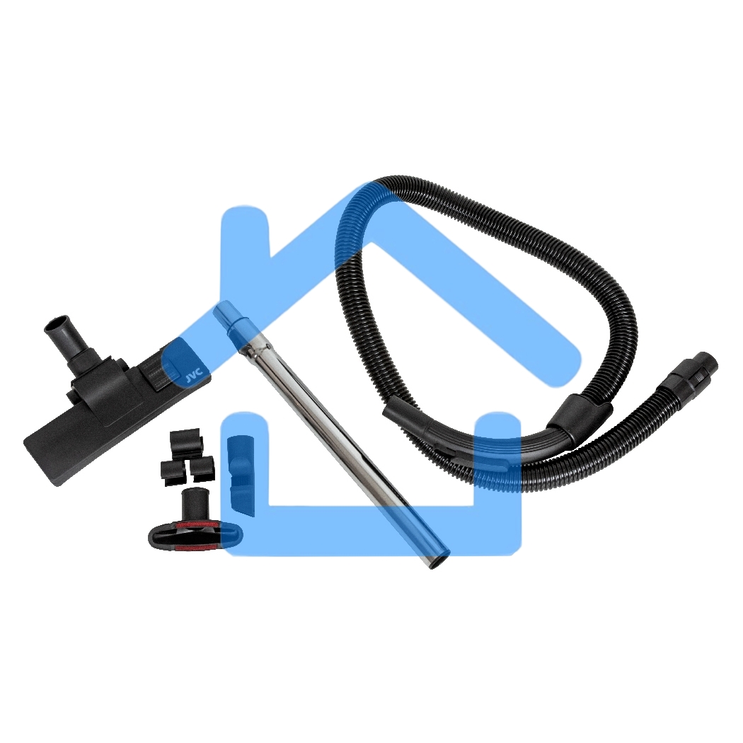 Пылесос JVC JH-VC311 серый/черный, 320/1800 Вт, уборка сухая, пылесборник контейнер, 2 л