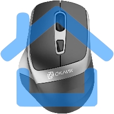 Мышь беспроводная Oklick 516MW черный/серебристый, 1600 dpi, радиоканал, Bluetooth, USB, кнопки - 6