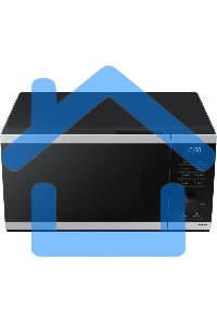 Микроволновая печь Samsung MG23DG4524ATBW нержавеющая сталь/черный 23л. 800Вт переключатели - поворотный механизм