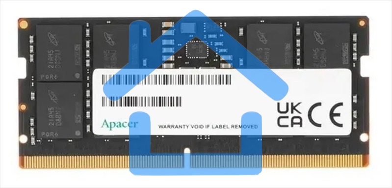 Оперативная память Apacer, DDR5, 16Gb (1x16Gb), 5600MHz, CL40, SO-DIMM