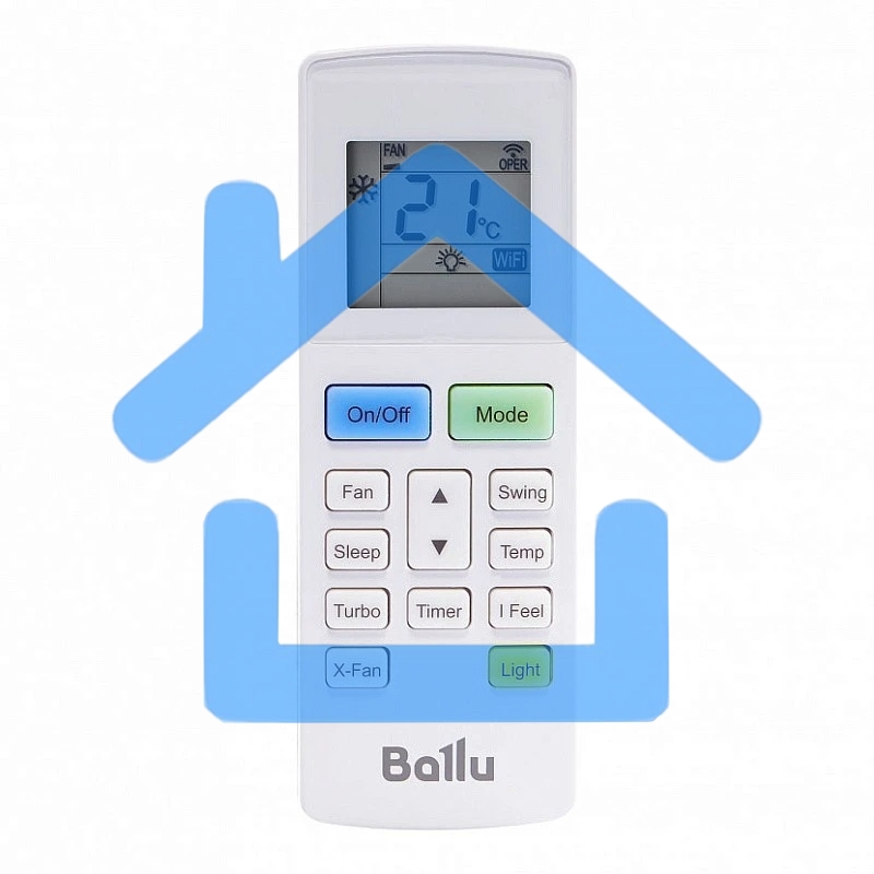 Блок внутренний сплит-системы Ballu BSGRI/in-18HN8_22Y инвертор, 18000 BTU, 46 м², 34 дБ, охлаждение, обогрев, осушение, белый