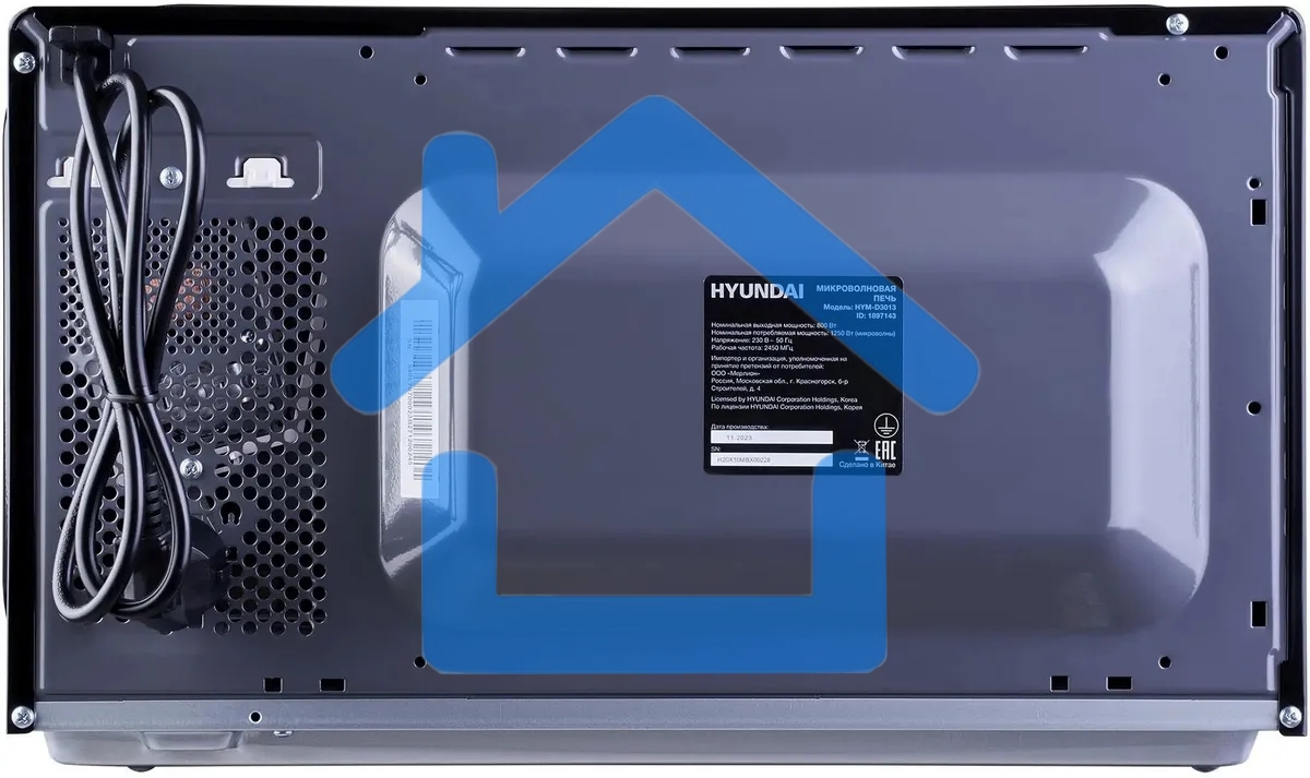 Микроволновая печь Hyundai HYM-D3013 25л. 800Вт черный