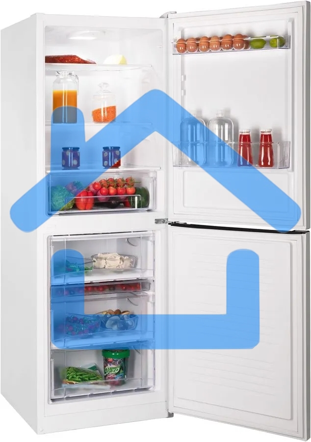 Холодильник Nordfrost NRB 151 W белый двухкамерный 170/115 л морозилка снизу, ручная разморозка