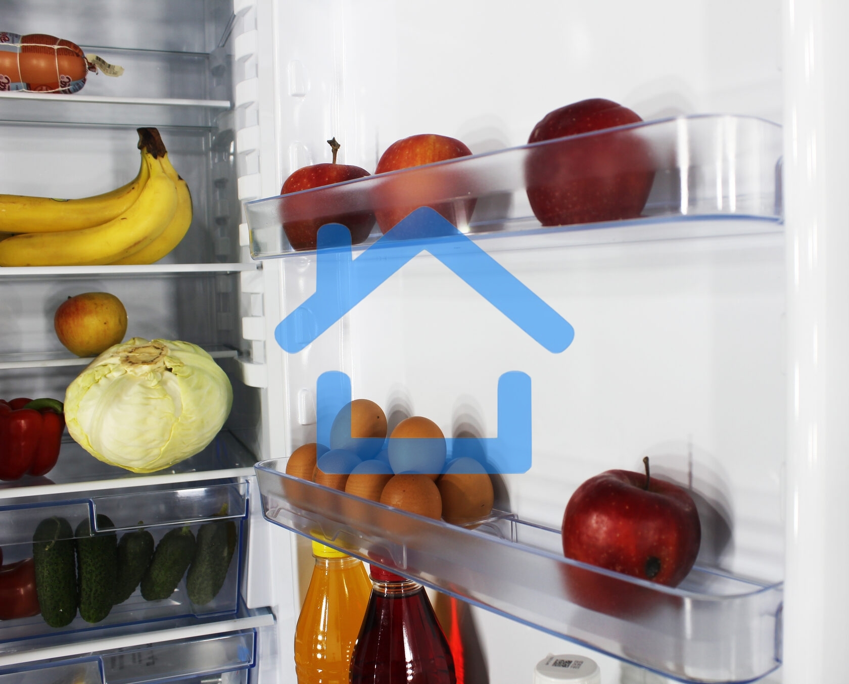 Холодильник ОРСК-173 B белый двухкамерный 200/120л морозилка снизу