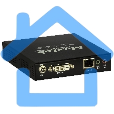 Приемник-декодер DVI, USB2.0 и KVM over IP, сжатие JPEG2000, с PoE MuxLab 500771-RX