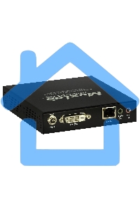 Приемник-декодер DVI, USB2.0 и KVM over IP, сжатие JPEG2000, с PoE MuxLab 500771-RX