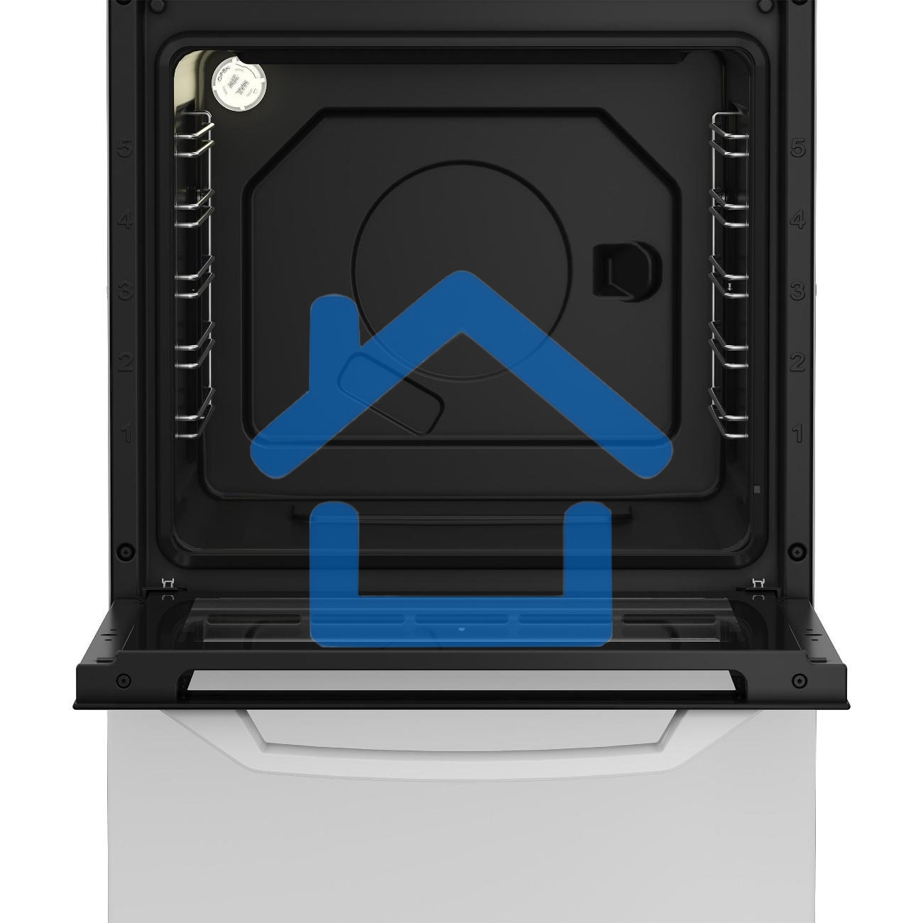 Плита электрическая Beko FFSS57001W белый, конфорок 4 шт, духовка 60 л, 50 см x 85 см x 60 см