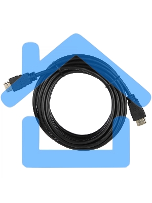 Кабель ACD-DHHM1-50B HDMI 1.4, Golden Plated,19m/19m, черный, 5м (742200)