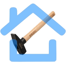 Молоток слесарный Denzel 1000 г, кованый квадратный боек, буковая рукоятка