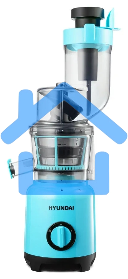 Соковыжималка шнековая Hyundai HY-JS6534 300Вт рез.сок.:600мл. светло-синий