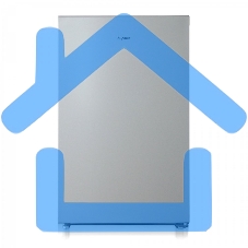 Морозильная камера Бирюса Б-M6048, металлик, 135л