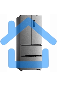 Холодильник Бирюса FD 431 I нержавеющая сталь трехкамерный 244/147 л морозилка снизу