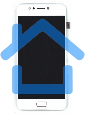 Дисплей для Asus ZenFone 4 Max ZC520KL, белый с рамкой