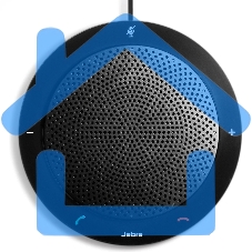 Спикерфон Jabra Speak 410 MS USB NC WB, черный