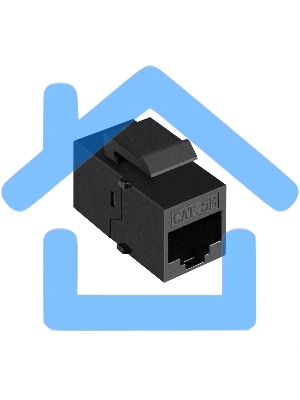Модуль проходной ExeGate CP45-KJ-UC5e (RJ45-RJ45 формата Keystone Jack, Кат.5e, неэкранированный)