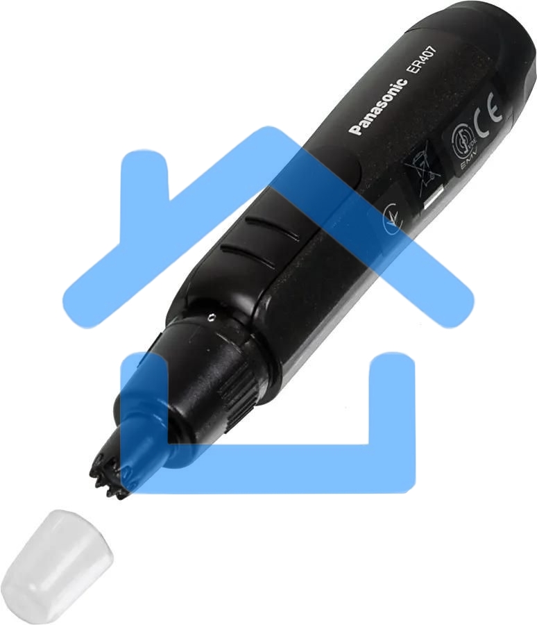 Триммер Panasonic ER407 черный (насадок в компл:1шт)