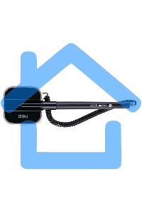 Ручка гелевая Deli E6797black черный, d=0.7мм, черные чернила, на подставке, линия 0.55мм