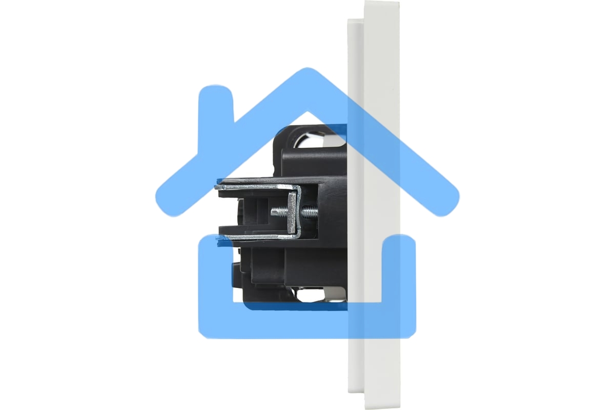 Розетка СП FORTE&PIANO FP216 16А с заземл. без защ. шторок винт. крепл. белый IEK FP-R11-16-K01