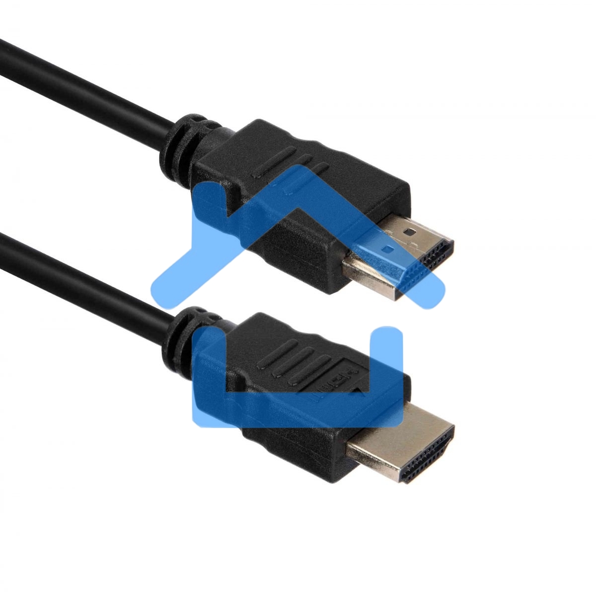Кабель ACD-DHHM1-50B HDMI 1.4, Golden Plated,19m/19m, черный, 5м (742200)