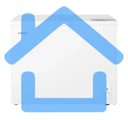 Морозильный ларь Kraft BD(W)-280RX, белый 260л