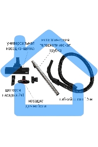 Пылесос JVC JH-VC401 бирюзовый/серый, 320/1800 Вт, уборка сухая, пылесборник контейнер 2,5 л.