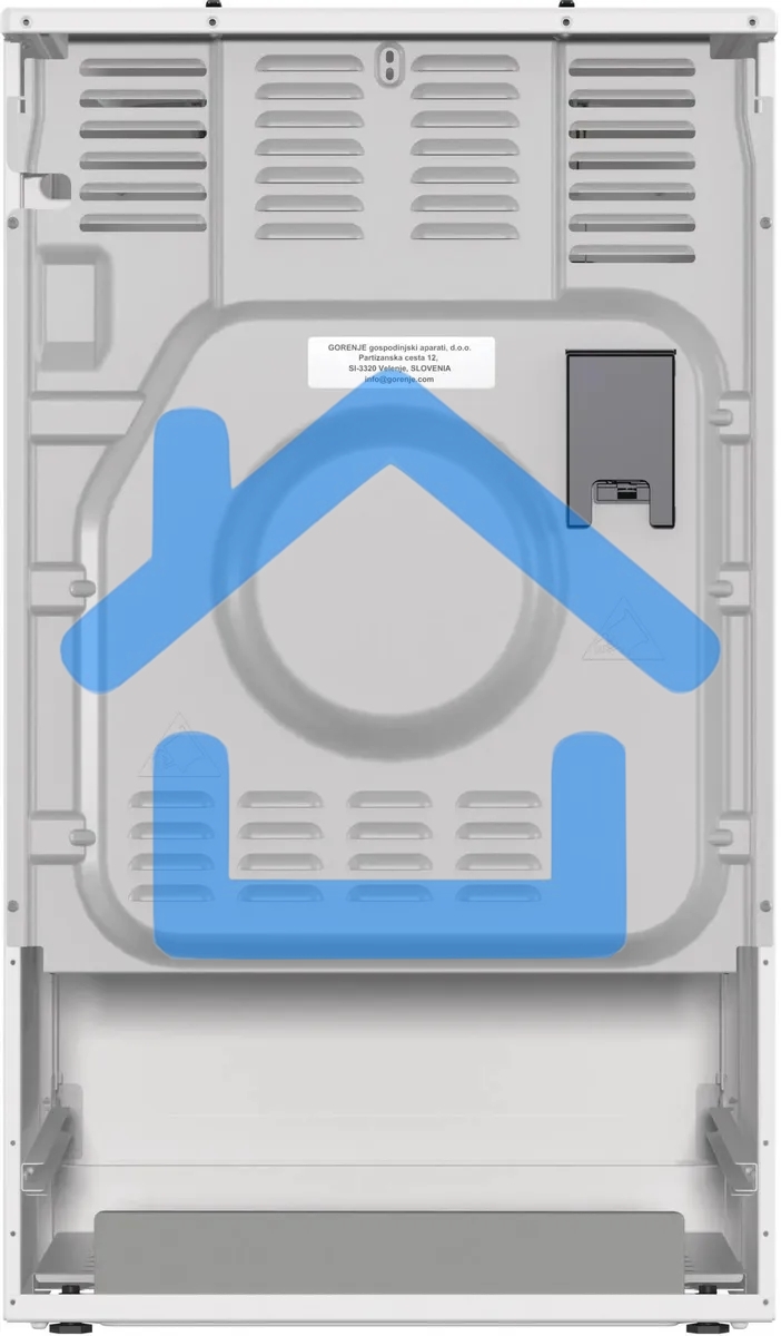 Плита комбинированная Gorenje GK5C60WJ белый, конфорок 4 газовых, духовка 62 л, 50 см x 85 см x 59.4 см